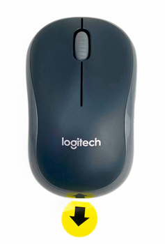 Мышь Logitech M185 Wireless, Grey, Refurbished