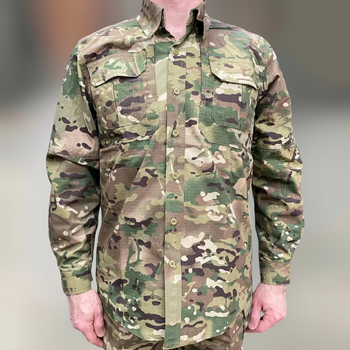 Армейская рубашка, Мультикам, размер L, Yakeda, тактическая рубашка для военного