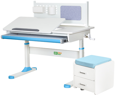 Комплект ErgoKids TH-325 Blue Парта + тумба (TH-325 + BD C3_ BLUE)