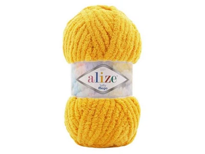 Пряжа ALIZE Softy Mega мімоза 100% мікрополіестер 100г 70м 216 5шт/уп