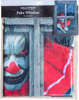 Декорація на Геловін Joker Window Decoration Clown 120 x 80 см (7393616502208)