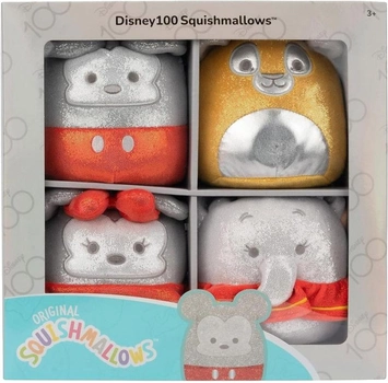 Набір м'яких іграшок Squishmallows Disney Вінні-Пух Тінкербелл Нала Дамбо 13 см (0196566196483)