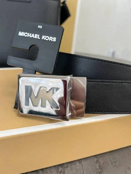 Чоловічий двосторонній ремінь MICHAEL KORS Reversible Logo Embossed Faux Leather (36F3BLLY9O)