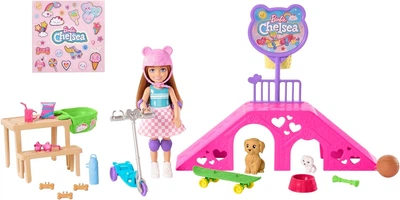 Ігровий набір Барбі Челсі Скейтпарк Barbie Chelsea Skate Park (HJY35)
