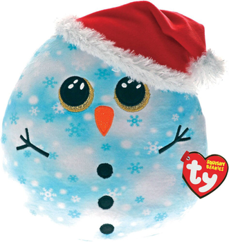 М'яка іграшка TY Fleck Snowman Squishy Beanie 35 см (0008421394043)