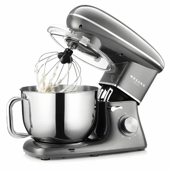 Побутовий планетарний тістоміс Mozano Kitchen Machine 2300 W Silver