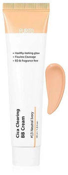 Krem BB z wąkrotą azjatycką Purito Cica Clearing BB Cream regenerujący #13 Neutral Ivory 30 ml (8809563101412)