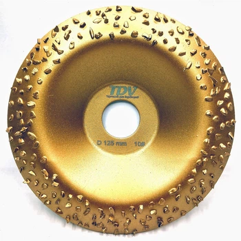 Альфа диск обдирочный по дереву 125 мм TDV среднее зерно