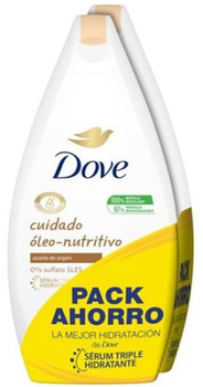 Набір гелей для душу Dove Nutritivo 2 шт 500 мл (8720182407566)