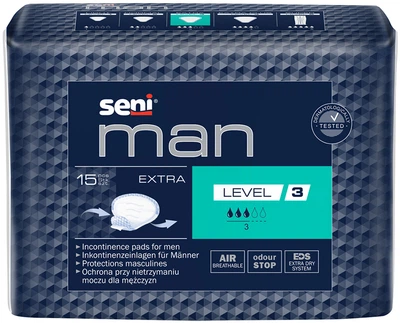 Прокладки урологічні Seni Man Extra Level 3 15 шт (5900516801670)