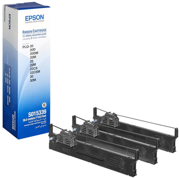 Стрічка для матричних принтерів Epson PLQ 20/20D/20DM/20M/22/22CS Black (C13S015339)