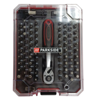 Набор бит с трещоткой Parkside Ratelbitset 81 шт (115427)