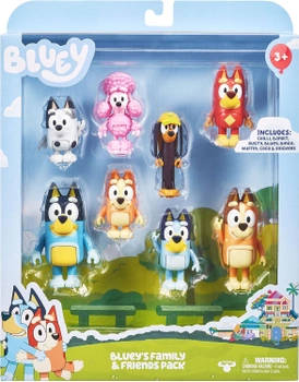 Набір фігурок Bluey Blueys Family & Friends 8 шт (5713396901282)