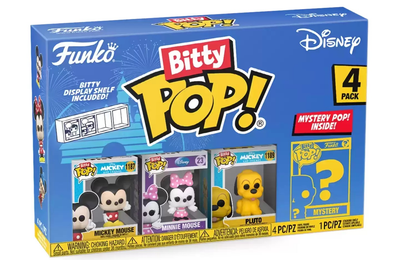Набір фігурок Funko Bitty Pop Disney Mickey Mouse Minnie Mouse Pluto & Mystery 2.5 см (0889698713191)