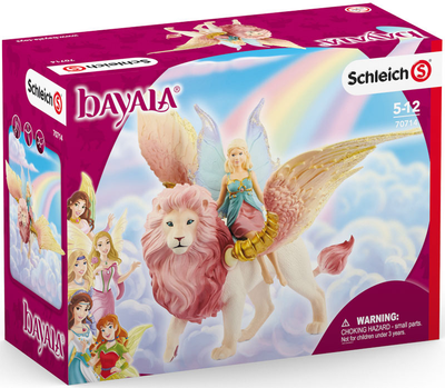 Набір фігурок Schleich Bayala Fairy In Flight On Winged Lion (4059433570617)