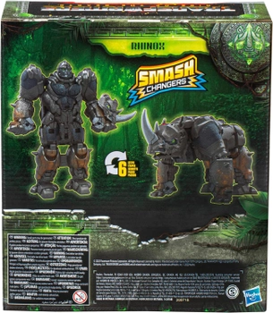 Робот трансформер Hasbro Smash Changers Rhinox 23 см (5010994119133)