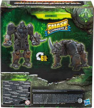 Robot transformujący Hasbro Smash Changers Rhinox 23 cm (5010994119133)