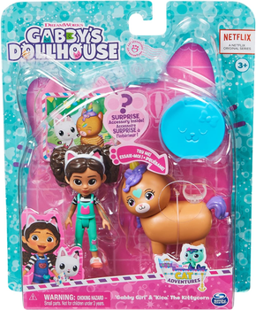 Zestaw figurek Spin Master Gabby's Dollhouse Gabby Girl and Kico Pack (0778988448090)