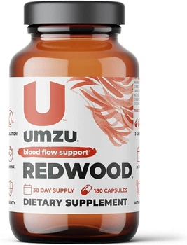 Премиум добавка поддерживает оксид азота и здоровый кровоток UMZU Redwood 180 капсул