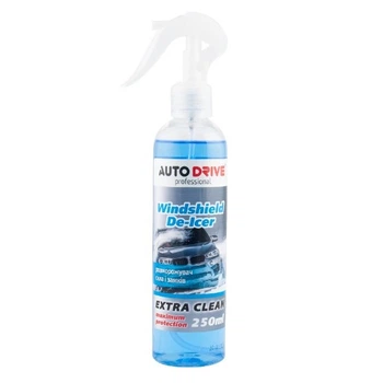 Розморожувач скла та замків AUTO DRIVE Windshield de-lcer 250ml