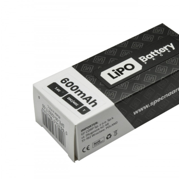 Акумулятор Specna Arms LiPo 7.4V 600mAh 20/40C Battery for Pdw Tamiya Mini