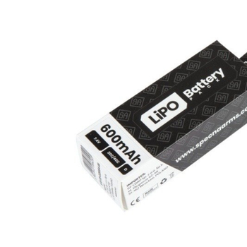 Акумулятор Specna Arms LiPo 7.4V 600mAh 20/40C Battery for Pdw - T-Connect (Deans)