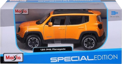 Металева модель автомобіля Maisto Jeep Renegade 1:24 (0090159072201)
