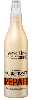 Odżywka Stapiz Sleek Line Repair 2 Phases Conditioner do włosów dwufazowa 300 ml (5904277710226)