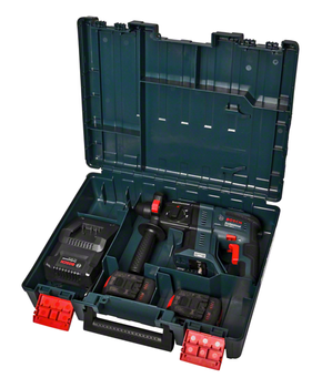 Акумуляторний безщітковий перфоратор Bosch GBH 180-LI, 2 ак. по 4 амп. рік, зарядний пристрій, валіза (611911121)