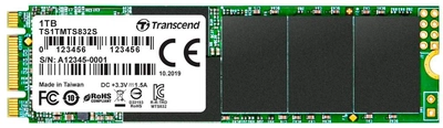 Dysk SSD Transcend 832S 1TB M.2 2280 SATAIII 3D NAND TLC (TS1TMTS832S)