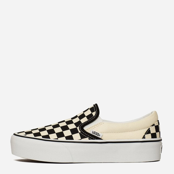 Жіночі сліпони Vans Checkerboard Classic Slip-On Platform VN00018EBWW 38.5 Чорний/Білий (191167573107)