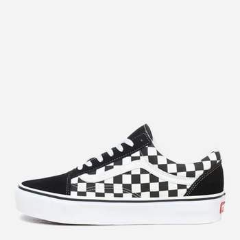 Tenisówki damskie do kostki Vans Old Skool Platform Checkerboard VN0A3B3UHRK 40 Czarny/Biały (191165768277)