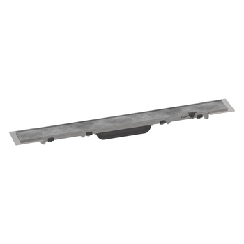 Трап линейный для душа HANSGROHE RainDrain Rock 800мм сатин 56030000