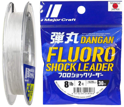 Флюорокарбон Major Craft Dangan Fluoro Shock Leader 30 м #5.0/0.370 мм 20 lb Прозрачный (7727376)