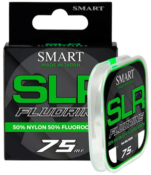 Леска Smart SLR Fluorine 75 м 0.20 мм 4.9 кг Прозрачная (13003643)