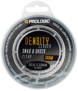 Шоклидер Prologic Density Snag & Shock Leader 100 м 0.50 мм 13.60 кг 30 lbs Прозрачный (18461912)
