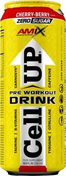 Предтренировочный комплекс Amix Pro CellUP Pre Workout жидкость 500 мл Вишня-ягоды (8594046796284)