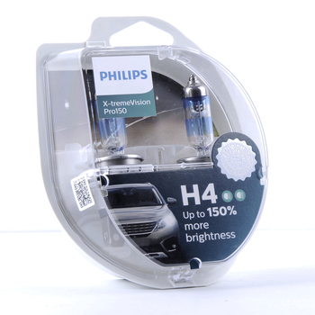 Автолампы Philips X-treme Vision Pro 150 H4 60/55W (12342XVPS2)