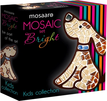Стеклянная мозаика Mosaaro Песик 179x213 мм (MA7005)