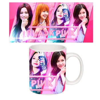 Чашка біла Блекпінк гурт Blackpink (z1409)
