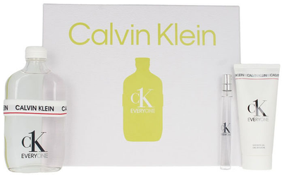 Zestaw damski Calvin Klein Everyone Woda toaletowa damska 200 ml + miniaturowa 10 ml + żel pod prysznic 100 ml (3616304104688)