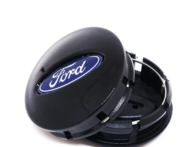 Колпачок заглушка Ford на литые диски Форд BB53-1A096-RA 3F23-1A096-DC Чёрный глянец