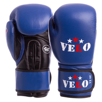Перчатки боксерские VELO AIBA 2081 10 Синий