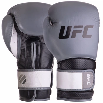Перчатки боксерские UFC PRO Training UHK-69995 16 Серый-черный