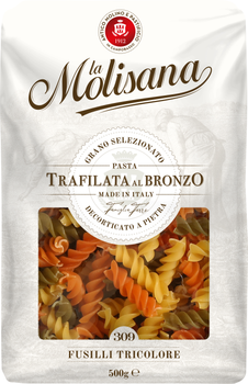 Макарони La Molisana Fusillii Tricolore №309 500 г (8004690110010)
