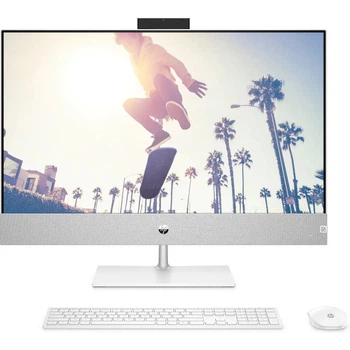Моноблок с клавиатурой и мышкой 27" HP Pavilion 27-ca2001ua 32Gb/SSD1Tb+2TbHDD/DOS Белый (95Z26EA)