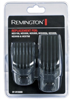 Комплект насадок до машинки для стрижки Remington SP-HC5000 Pro Power Combs 2 шт (4008496717552)