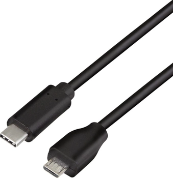 Кабель LogiLink USB Type-C - micro-USB 0.5 м Black (4052792069952)