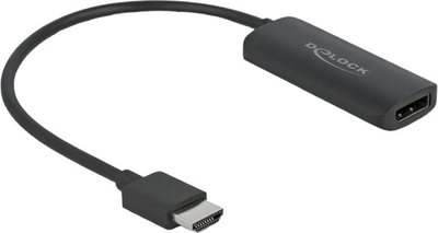 Адаптер Delock HDMI - DisplayPort 0.18 м Black (4043619642137)