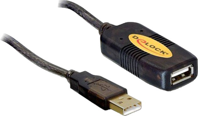 Kabel Delock USB Type-A 10 m Black (4043619824465)
